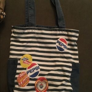 Pepsi tote bag striped 2008